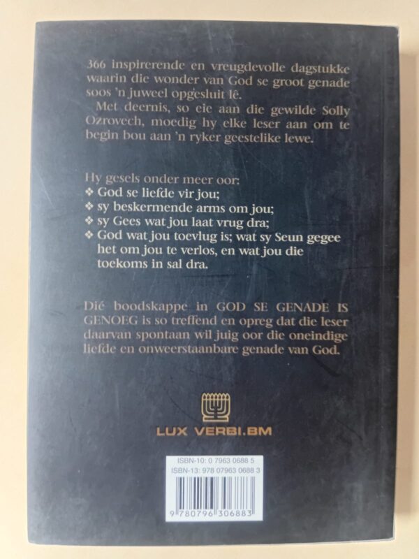 God Se Genade Is Genoeg – Solly Ozrovech secondhand book