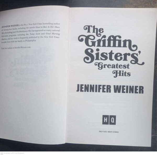 Griffin Sisters Greatest Hits3 The Griffin Sisters Greatest Hits — Jennifer Weiner secondhand book