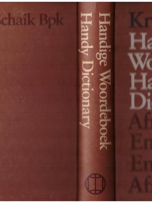 Handige Woordeboek: Afrikaans-Engels / Engels-Afrikaans — M. S. B. Kritzinger secondhand book