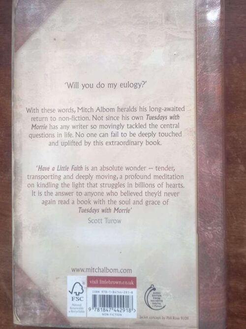 Have A Little Faith — Mitch Albom secondhand book