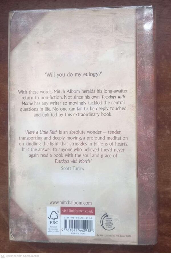 Have A Little Faith — Mitch Albom secondhand book