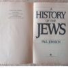 A History Of The Jews — Paul Johnson secondhand book
