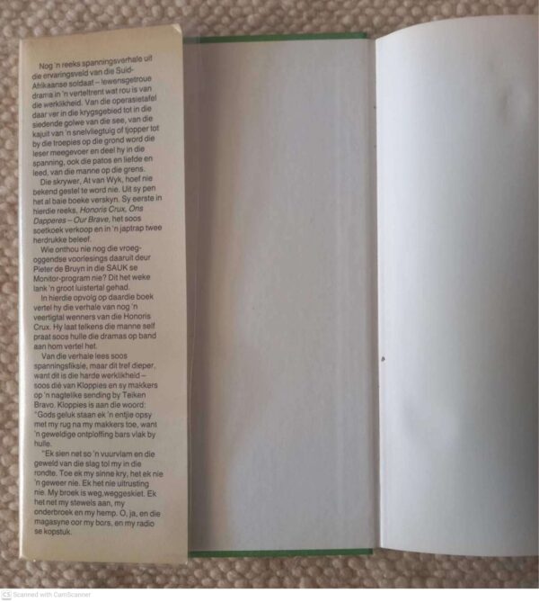 Honoris Crux3 Honoris Crux: Ons Dapperes II — At Van Wyk secondhand book