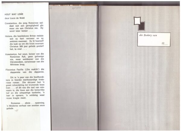 Hout Wat Lewe – Louis De Wohl secondhand book