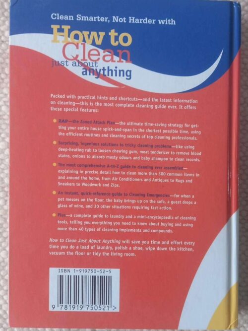 How To Clean Just About Anything — John Bredenberg secondhand book