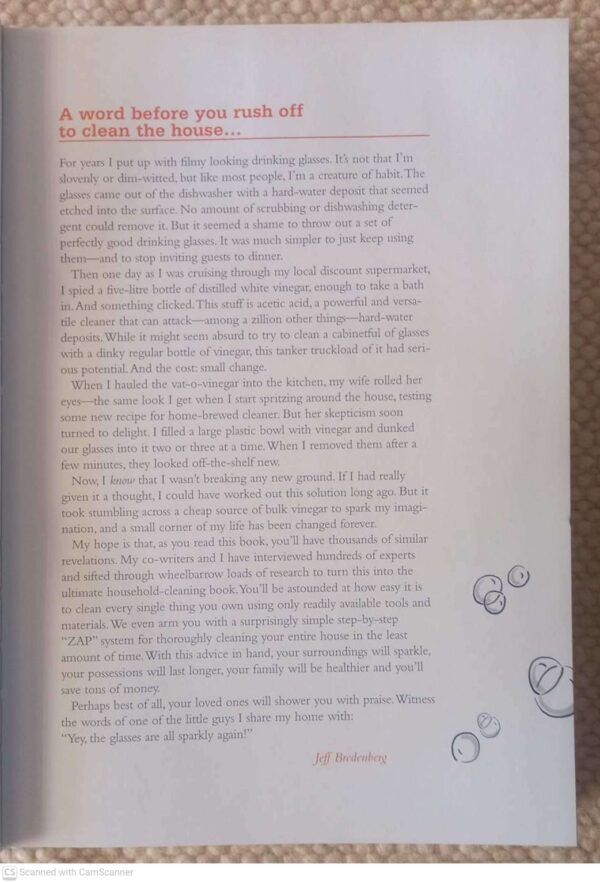 How to Clean Just About Anything4 How To Clean Just About Anything — John Bredenberg secondhand book