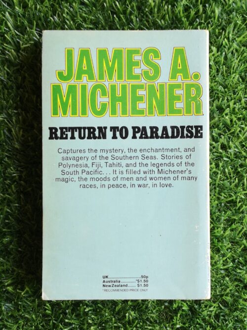 Return to Paradise – James A Michener secondhand book