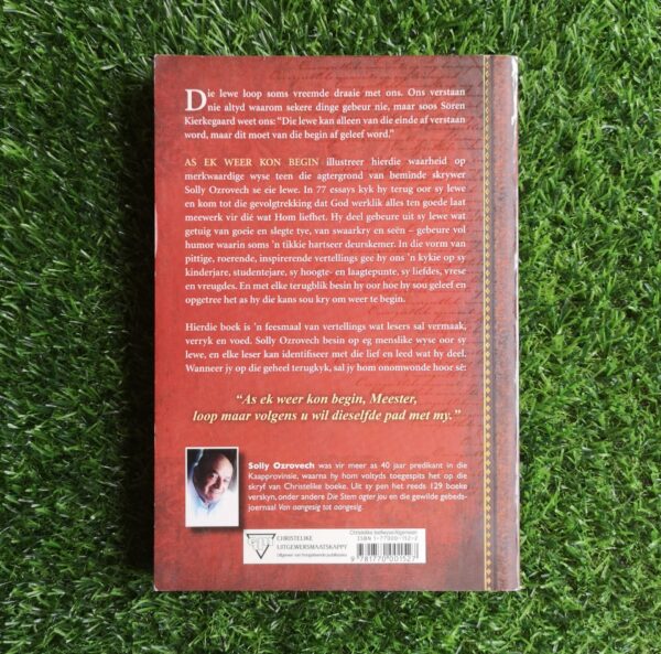 As Ek Weer Kon Begin – Solly Ozrovech secondhand book