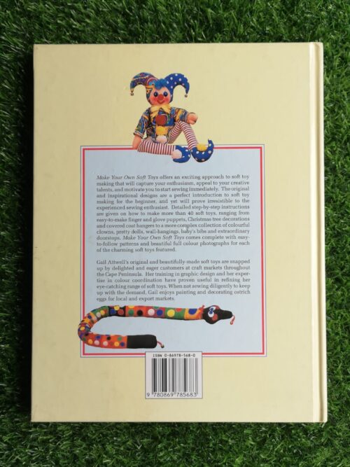 Make your own soft toys – Gail Attwell secondhand book