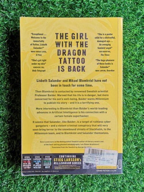 The Girl in the Spider’s Web – David Lagercrantz secondhand book