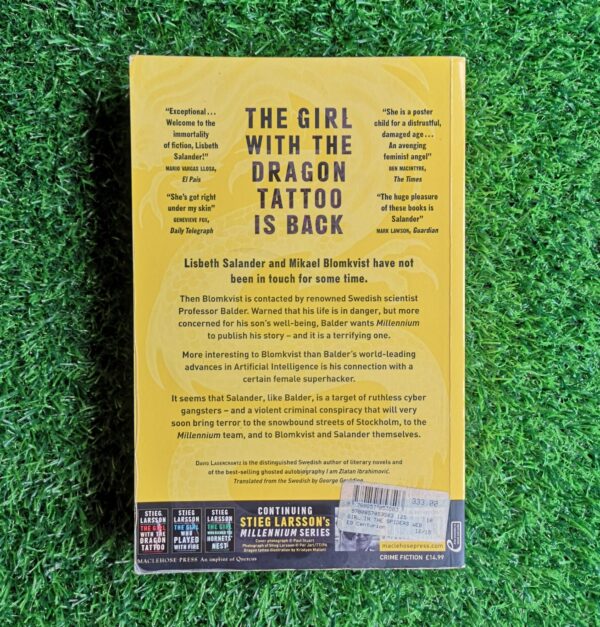 The Girl in the Spider’s Web – David Lagercrantz secondhand book
