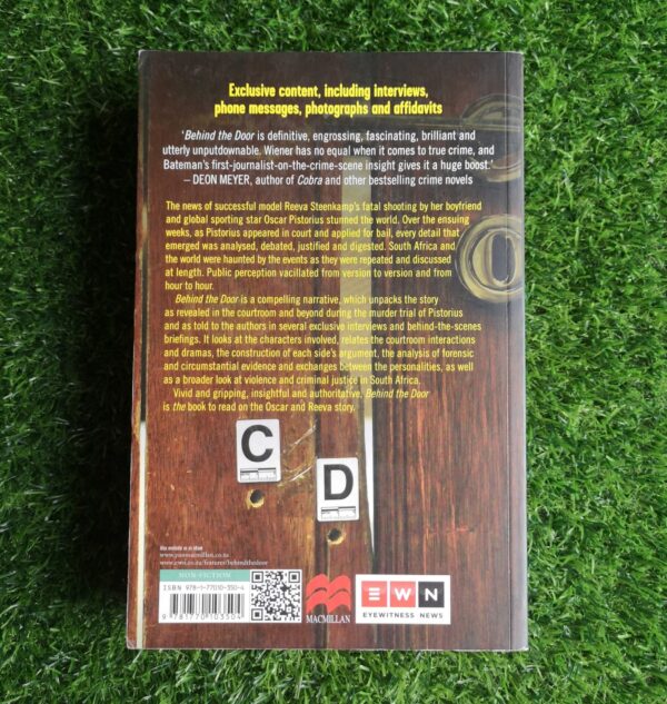Behind the Door: The Oscar Pistorius and Reeva Steenkamp Story – Mandy Wiener and Barry Bateman secondhand book