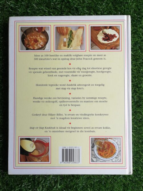 Stap vir Stap Kookboek – Hilary Biller en John Peacock secondhand book