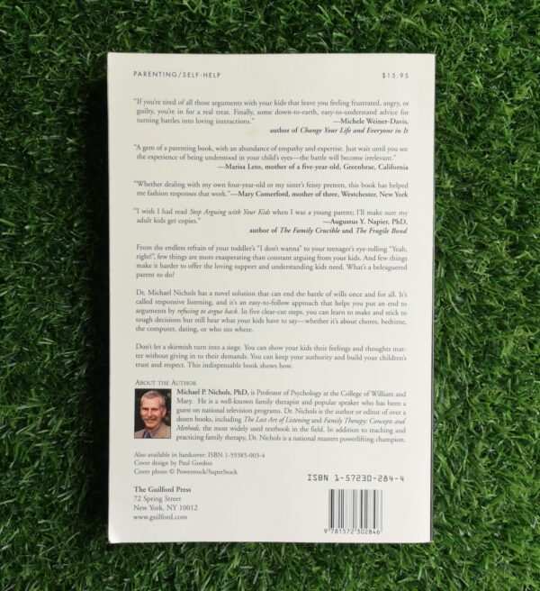 Stop arguing with your kids – Michael P. Nichols secondhand book