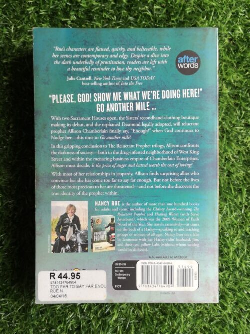 Too far to say far enough – Nancy Rue secondhand book