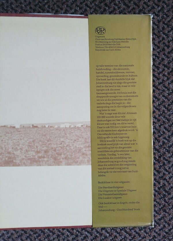 Johannesburg Eenhonderd Jaar secondhand book