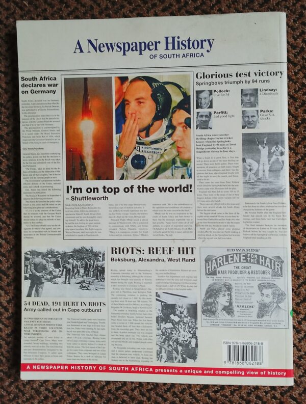 A Newspaper History Of South Africa – John Cameron-Dow secondhand book