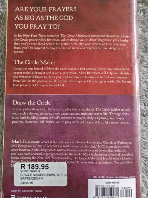 The Circle Maker | Draw The Circle (2-in-1) – Mark Batterson secondhand book