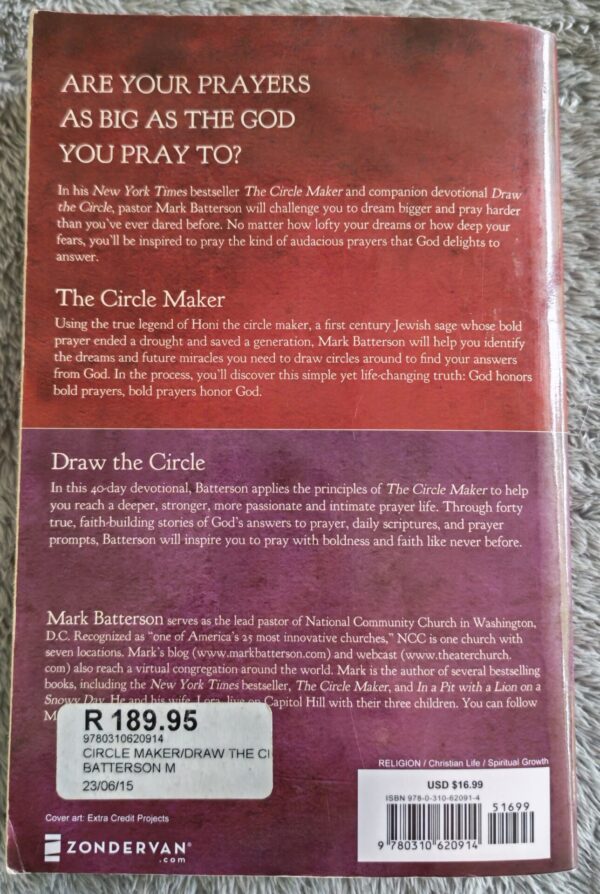 The Circle Maker | Draw The Circle (2-in-1) – Mark Batterson secondhand book