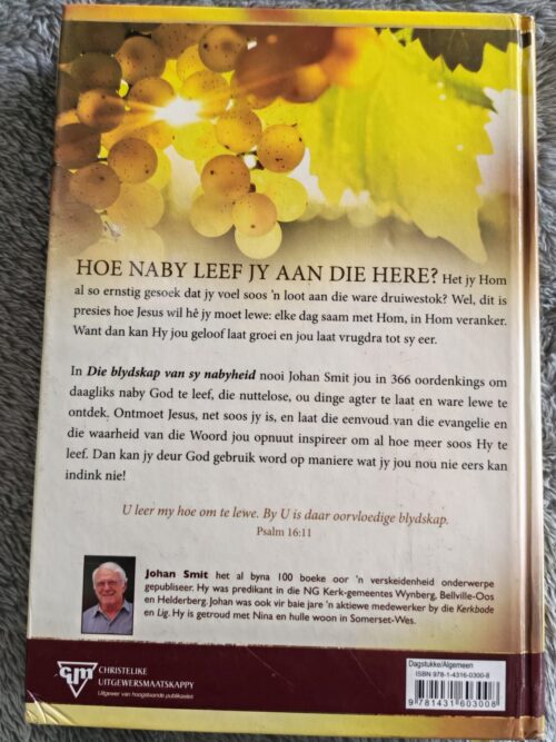 Die Blydskap Van Sy Nabyheid – Johan Smit secondhand book