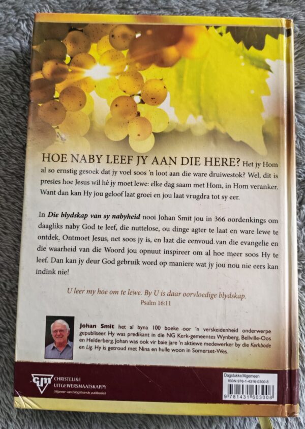 IMG_20260314_120951_edit_5285468293555 Die Blydskap Van Sy Nabyheid – Johan Smit secondhand book