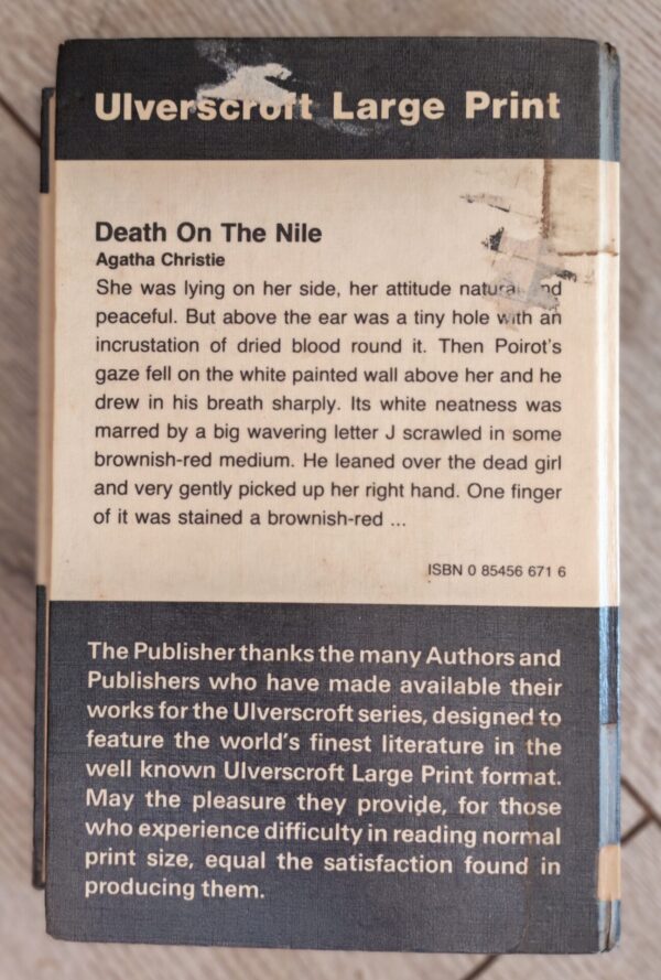 Death On The Nile – Agatha Christie secondhand book