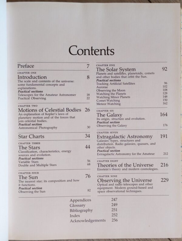 Amateur Astronomy: A Comprehensive And Practical Survey – Colin Ronan secondhand book