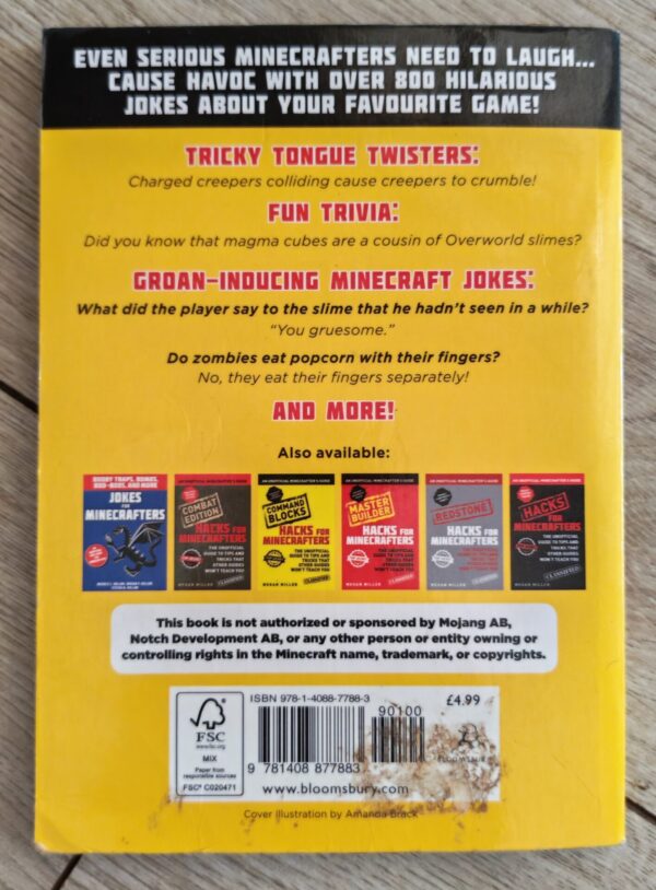 Hilarious Jokes For Minecrafters – Michele C. Hollow, Jordan P. Hollow, Steven M. Hollow secondhand book