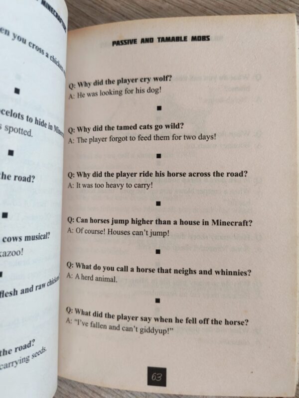 Hilarious Jokes For Minecrafters – Michele C. Hollow, Jordan P. Hollow, Steven M. Hollow secondhand book
