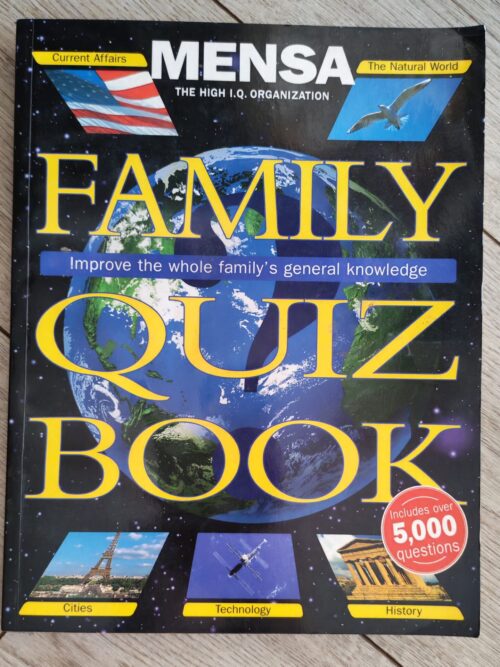 MENSA Family Quiz Book – British MENSA Ltd secondhand book