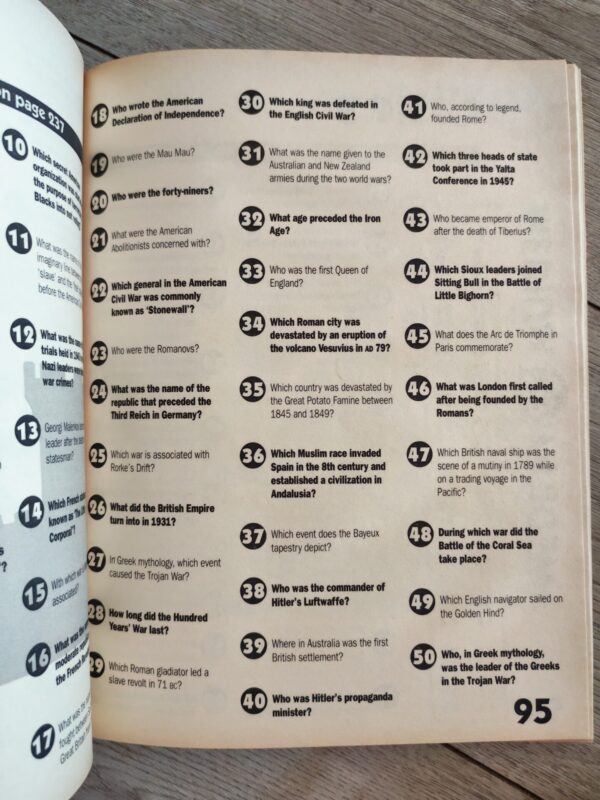 MENSA Family Quiz Book – British MENSA Ltd secondhand book