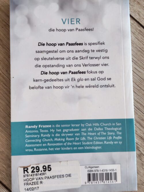 Die Hoop Van Paasfees – Randy Frazee secondhand book