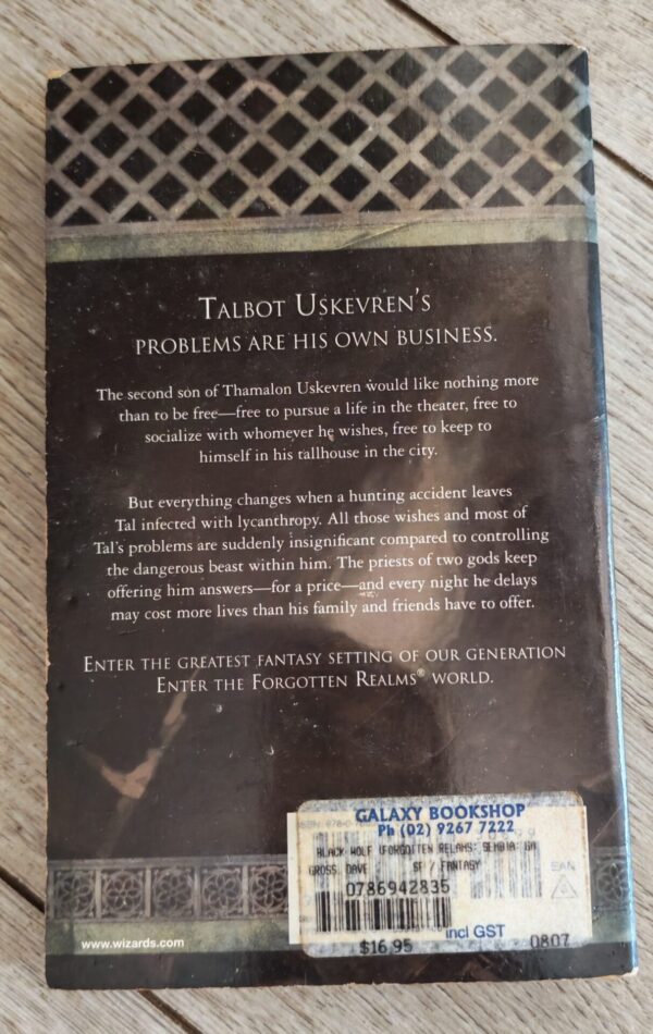 Black Wolf – Dave Gross secondhand book