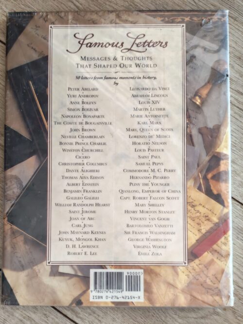 Famous Letters – Frank McLynn secondhand book