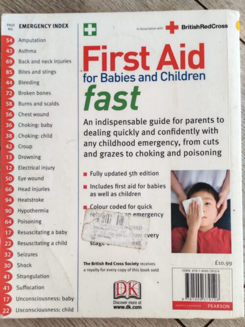 First Aid For Babies And Children Fast – Vivien J. Armstrong secondhand book