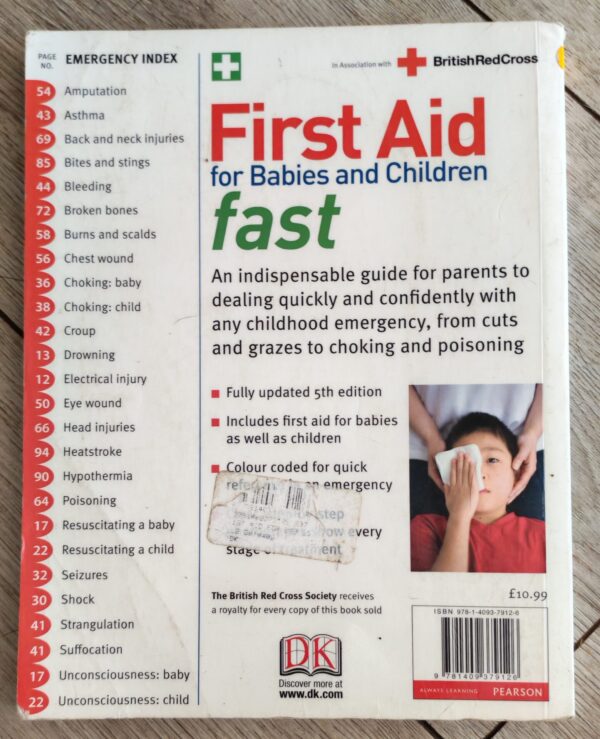 First Aid For Babies And Children Fast – Vivien J. Armstrong secondhand book