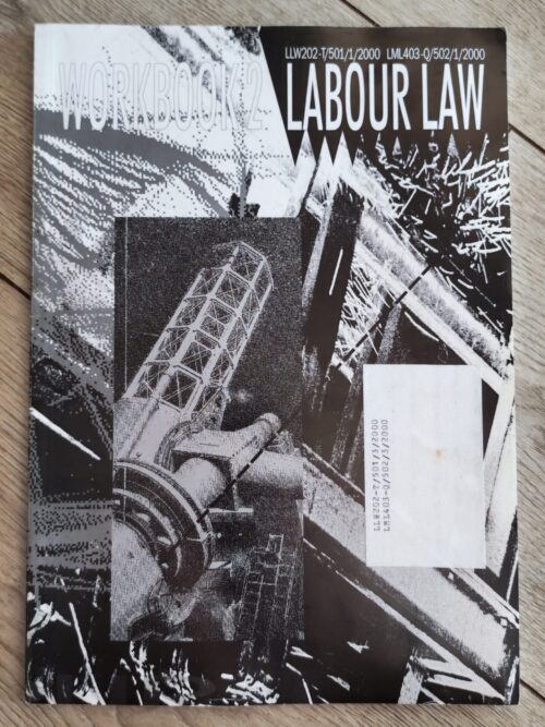 IMG_20260327_163828_edit_29106087190874 Labour Law: Workbook 2 – C. J. Garners Et Al. secondhand book