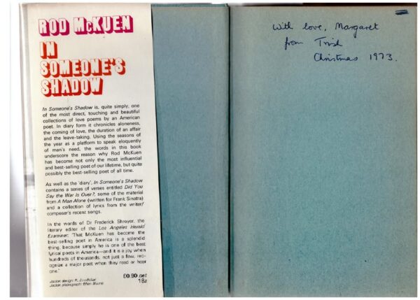In Someone3 In Someone’s Shadow – Rod McKuen secondhand book