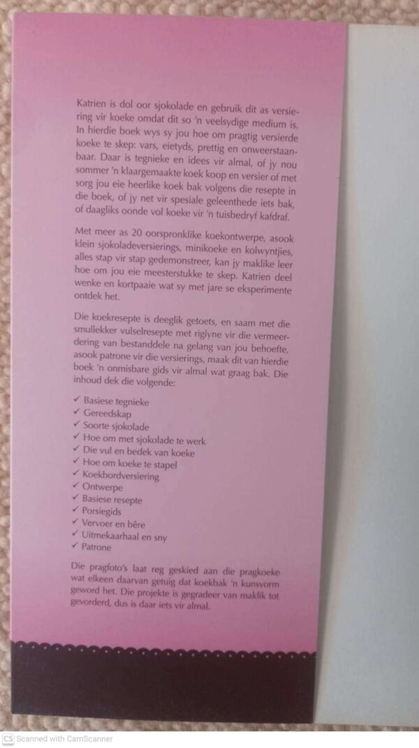 Katrien Se Koeke: Smullekker Resepte En Oorspronklike Sjokoladeversierings — Katrien Van Zyl secondhand book