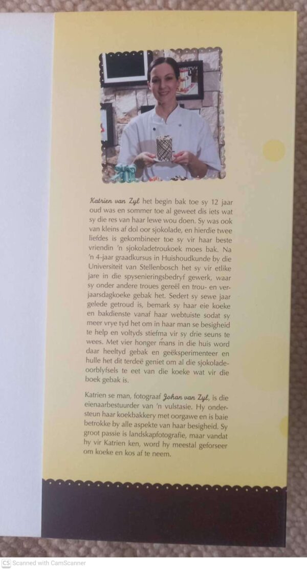 Katrien Se Koeke: Smullekker Resepte En Oorspronklike Sjokoladeversierings — Katrien Van Zyl secondhand book