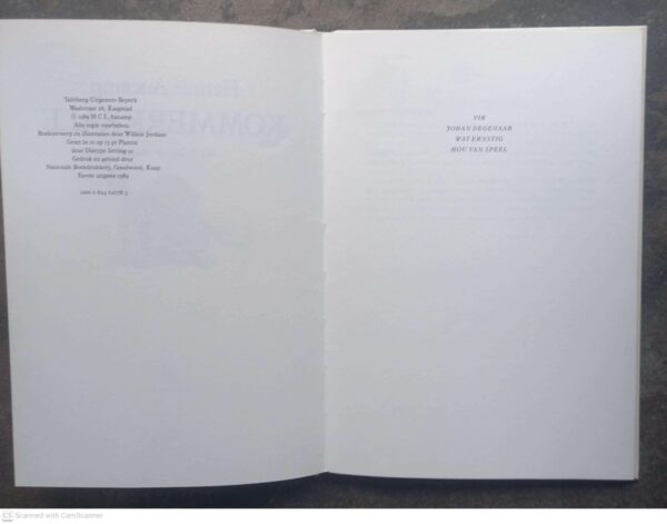 Kommerkrale: ‘n AB-Jap Vir Akoliete — Hennie Aucamp secondhand book