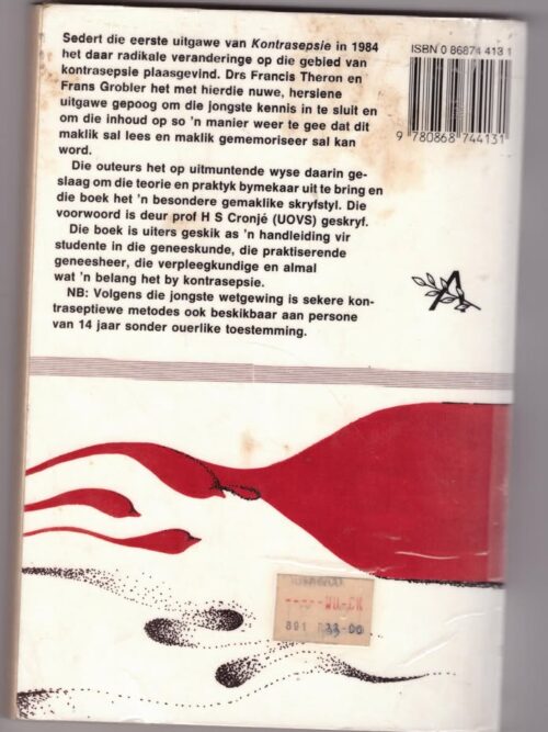 Kontrasepsie: Teorie En Praktyk — F. Theron, C.J.F. Grobler secondhand book