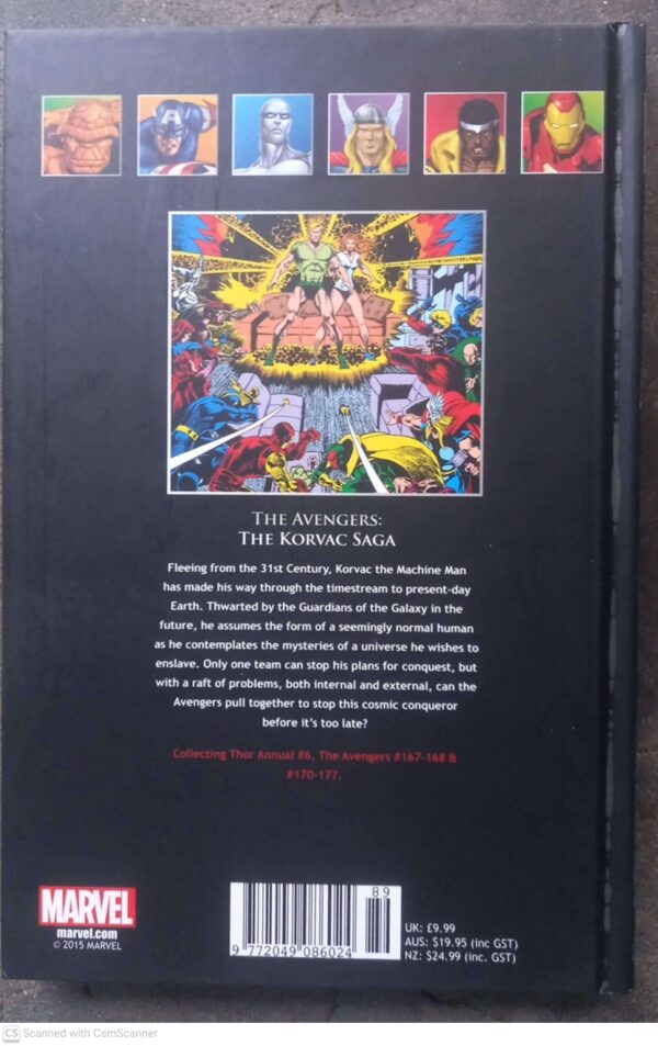 The Avengers: The Korvac Saga (Marvel Ultimate Graphic Novels Collection, Vol. XXXIX) secondhand book