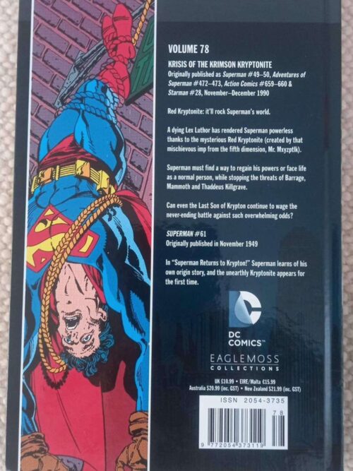 Superman: Krisis Of The Krimson Kryptonite (DC Comics Graphic Novel Collection, Vol. 78) secondhand book
