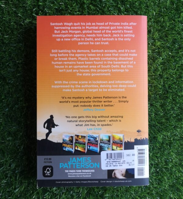 Private Delhi by James Patterson and Ashwin Sanghi secondhand book