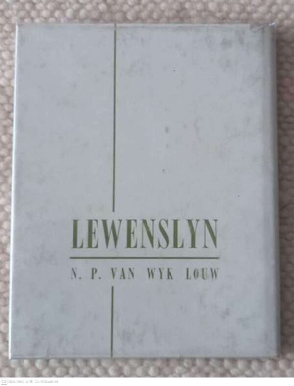 Lewenslyn2 Lewenslyn: ‘n Hoorspel – N. P. Van Wyk Louw secondhand book