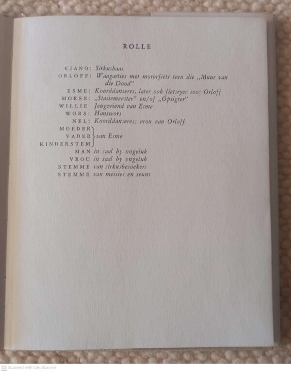 Lewenslyn5 Lewenslyn: ‘n Hoorspel – N. P. Van Wyk Louw secondhand book