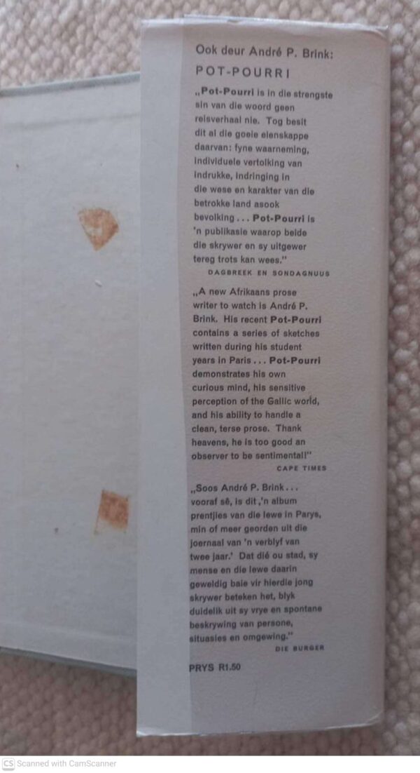 Lobola Vir Die Lewe — André P. Brink **1ste uitgawe** secondhand book