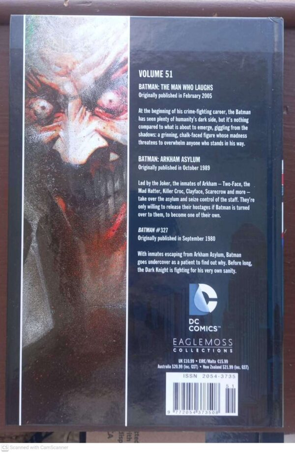 Man Who laughs2 Batman: The Man Who Laughs & Arkham Asylum (DC Comics Graphic Novel Collection, Vol. 51) secondhand book