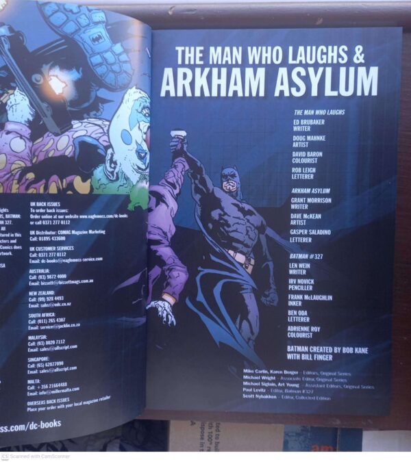 Man Who laughs4 Batman: The Man Who Laughs & Arkham Asylum (DC Comics Graphic Novel Collection, Vol. 51) secondhand book